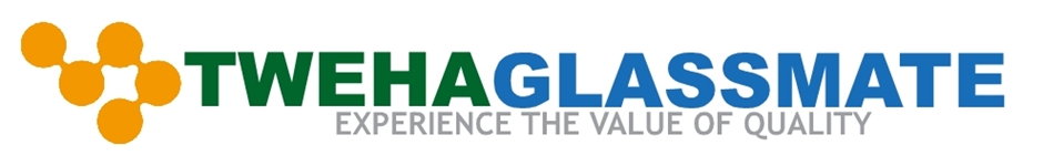 TWEHA GLASSMATE logo with tagline
