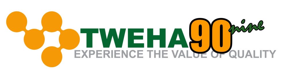 Tweha90 logo with tagline